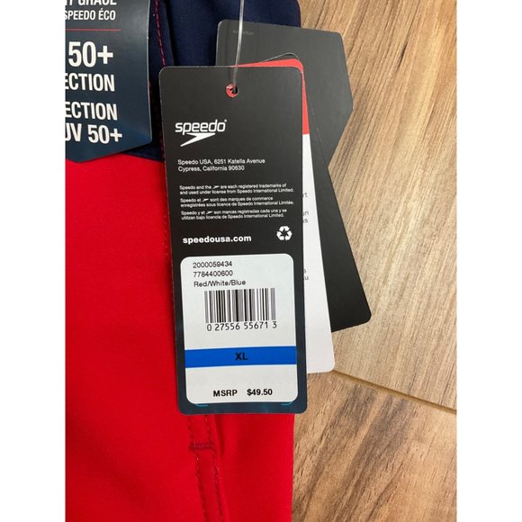 NWT Men's Speedo Marina Flex Volley Swim Shorts XL (1) - Picture 7 of 15